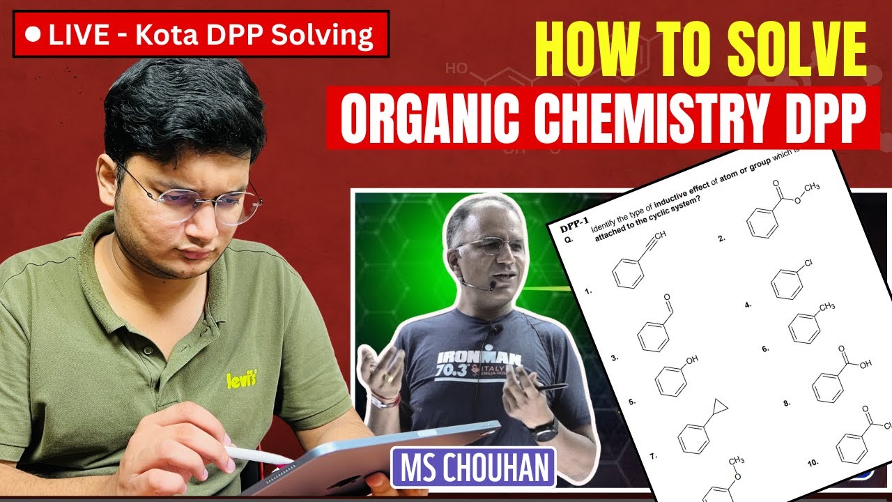How to solve Organic Chemistry DPP | Nishant Jindal | MS Chouhan sir