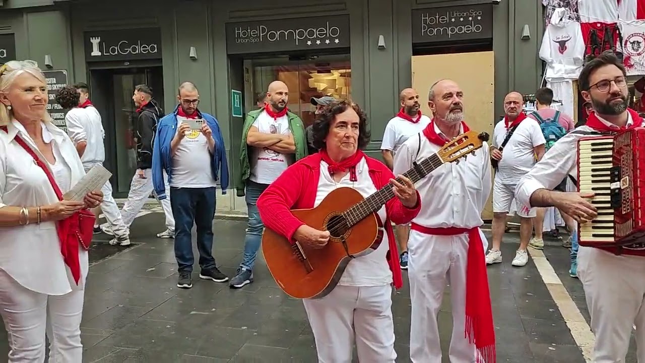 Auroros de Tafalla día de San Fermín. 7 de julio 2025
