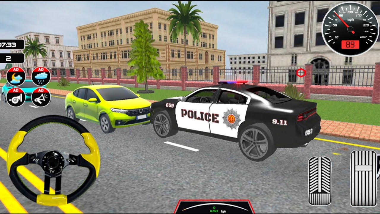 Police Car Chase Simulator 3D Game - Real Cop Cars Driving Simulator 2024 - Android GamePlay 