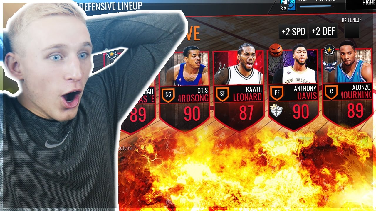 NBA LIVE MOBILE HUGE LEGEND PACK OPENING! 90 OVERALL DEFENSIVE LINEUP!