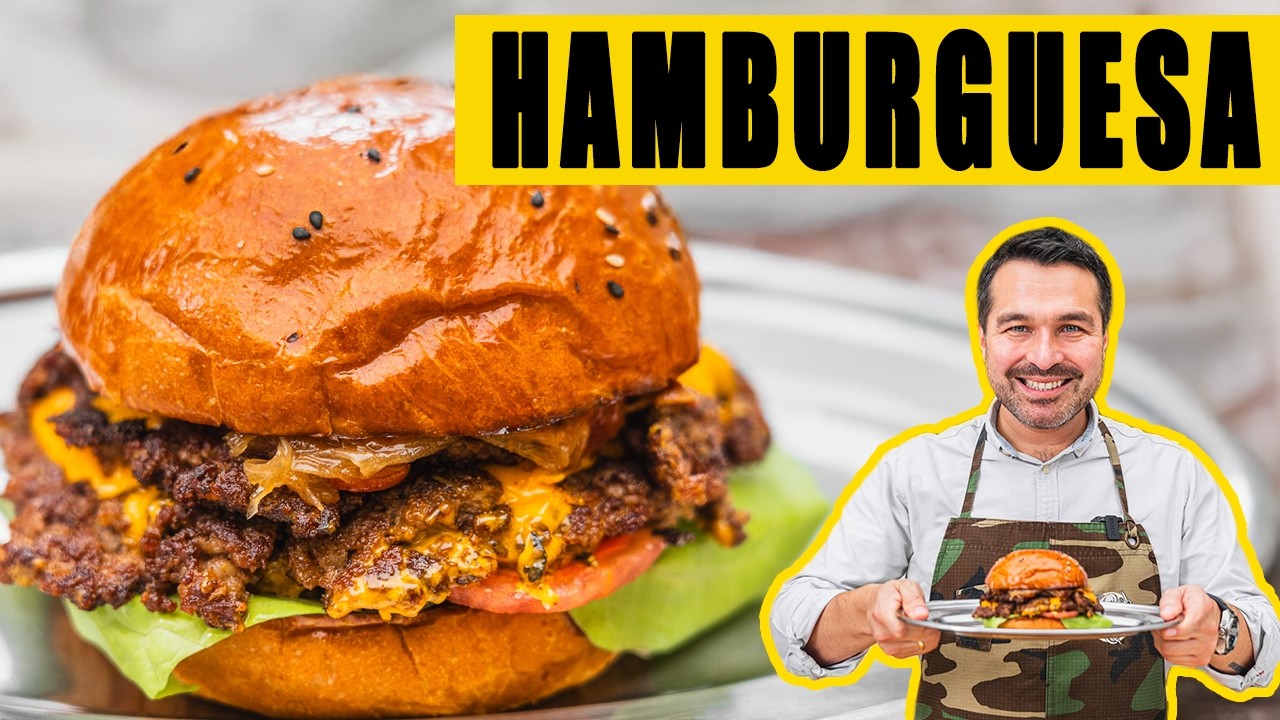 CÓMO PREPARAR UNA HAMBURGUESA SMASH EN CASA | GIACOMO BOCCHIO