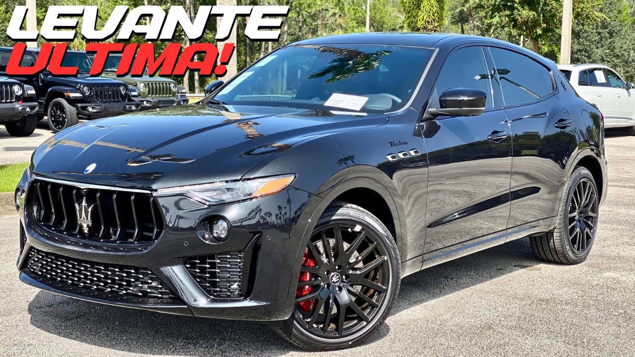 Maserati Levante Modena Ultima 2024 года выпуска стала трижды черной, но есть ли что-то новое?