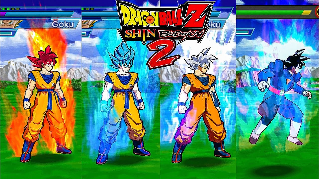 Мод Dragon Ball Shin Budokai 2 | Все трансформации Гоку | Dragon Ball PPSSPP для Android