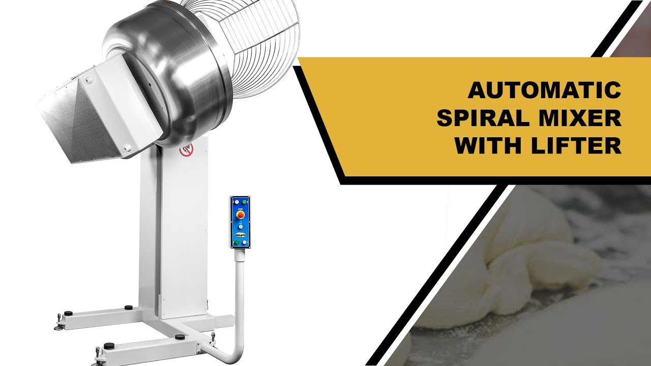 AUTOMATIC SPIRAL MIXER WITH LIFTER