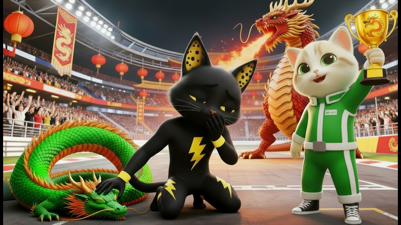 🐉Kitty CAT Wins The Magic Legendary Dragon Racing Championship - Epic Racing Challenge