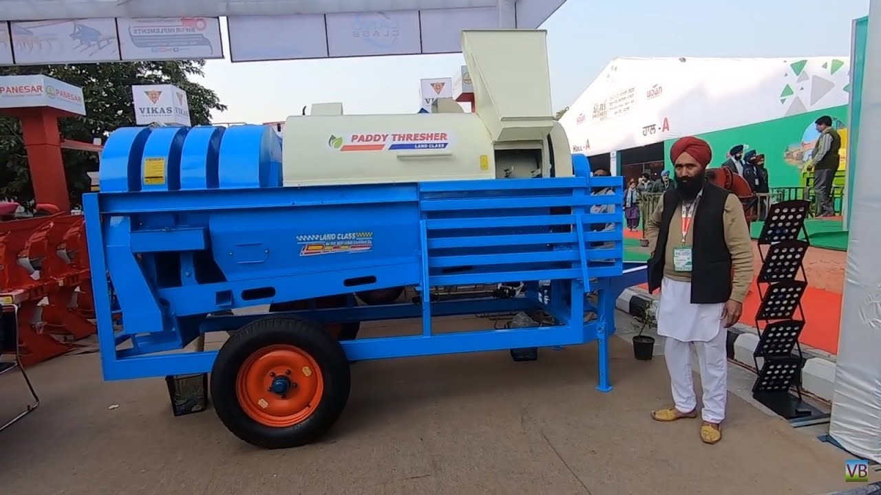दो काम एक साथ करेगा Punjab Paddy Thresher full specification with Price