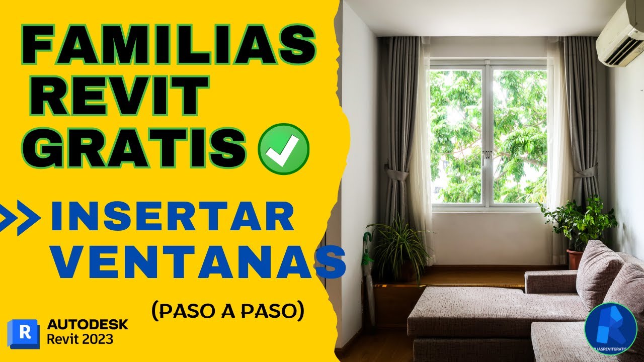 Cómo INSERTAR VENTANAS en REVIT | FAMILIAS REVIT GRATIS