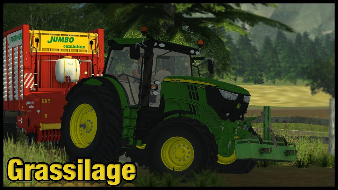 [Ls 13] Grassilage: mähen |  schwaden | sammeln