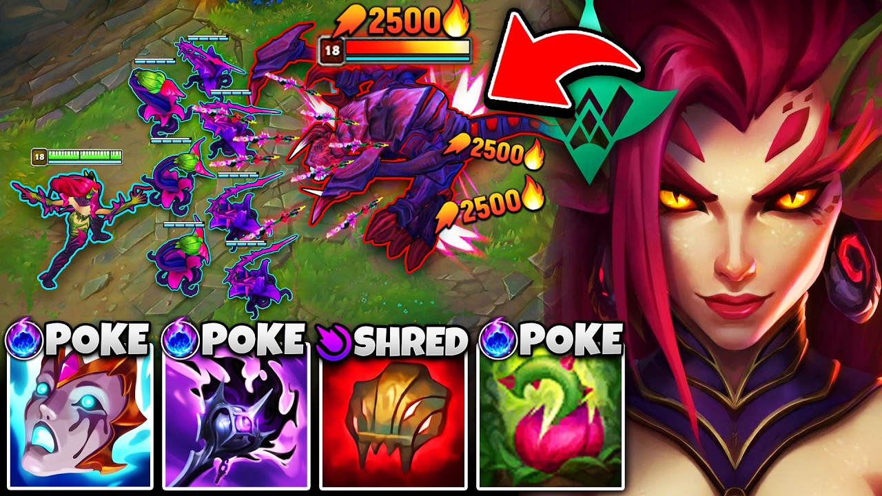 THE MOST ANNOYING ZYRA BUILD IN THE GAME! (MASSIVE PLANT ARMY)