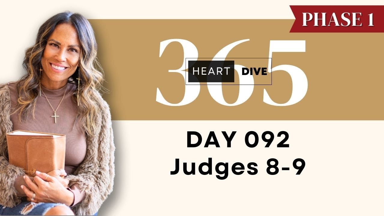 Day 092 Judges 8-9 | Daily One Year Bible Study | Audio Bible Reading with Commentary