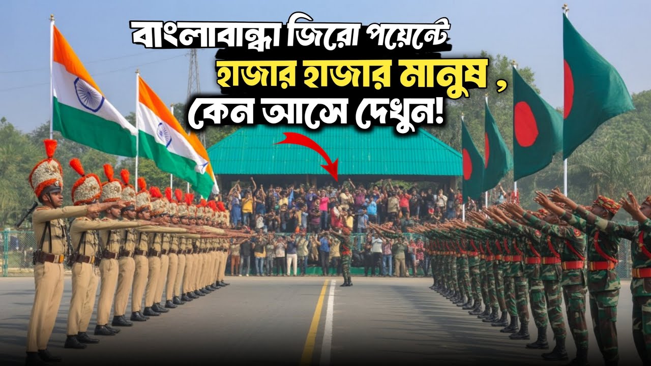 Every week, thousands of people flock to Banglabandha Zero Point, just to watch this event 🇧🇩