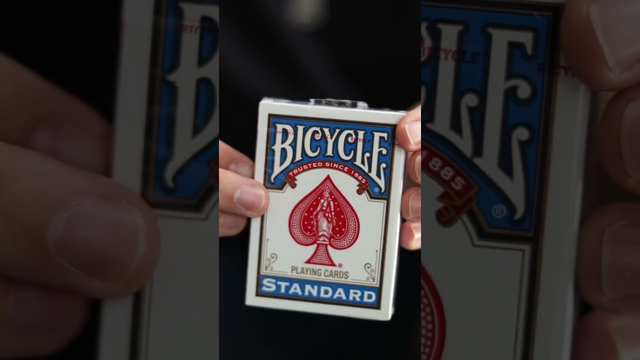 Unboxing bicycle playing cards 🤩 #asmr