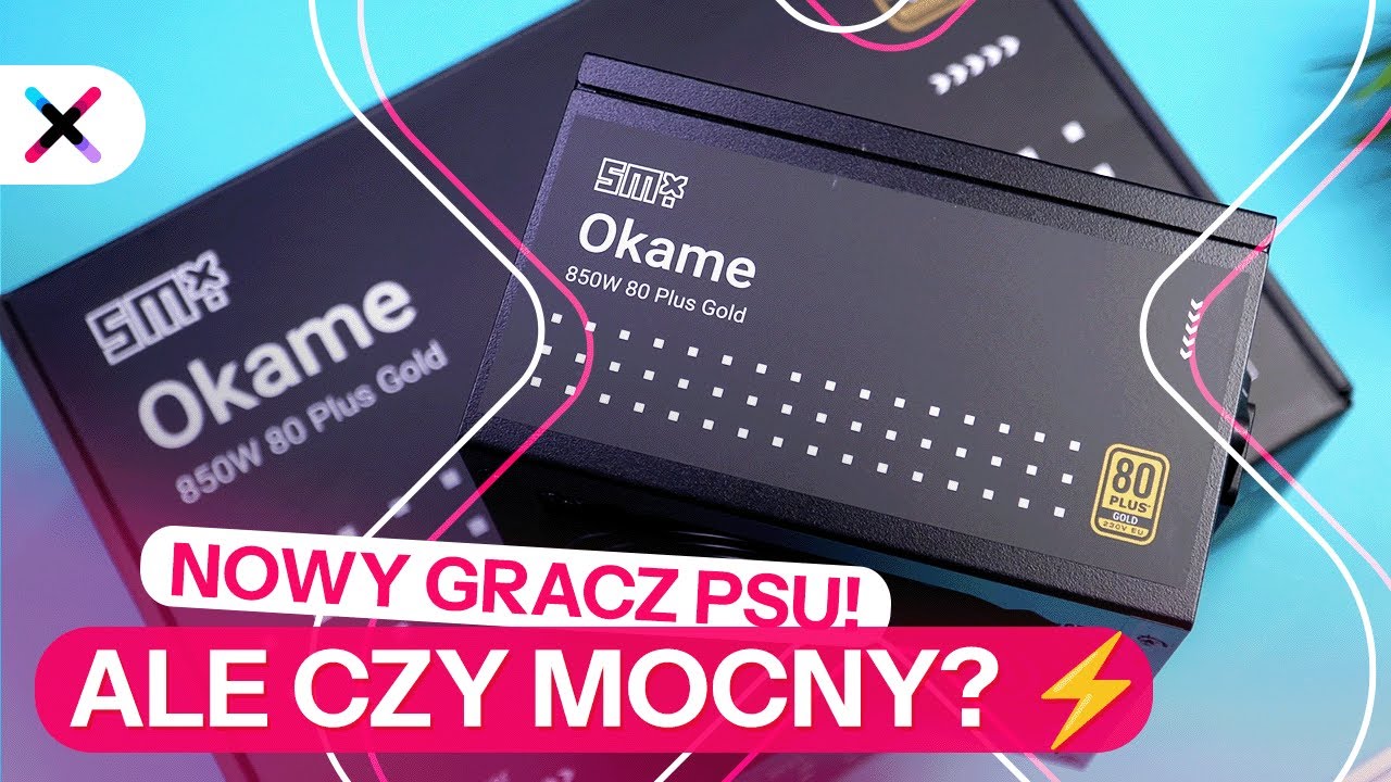 Dobry zasilacz 850W do Twojego PC | Test SMX Okame 850 W 80 Plus Gold 