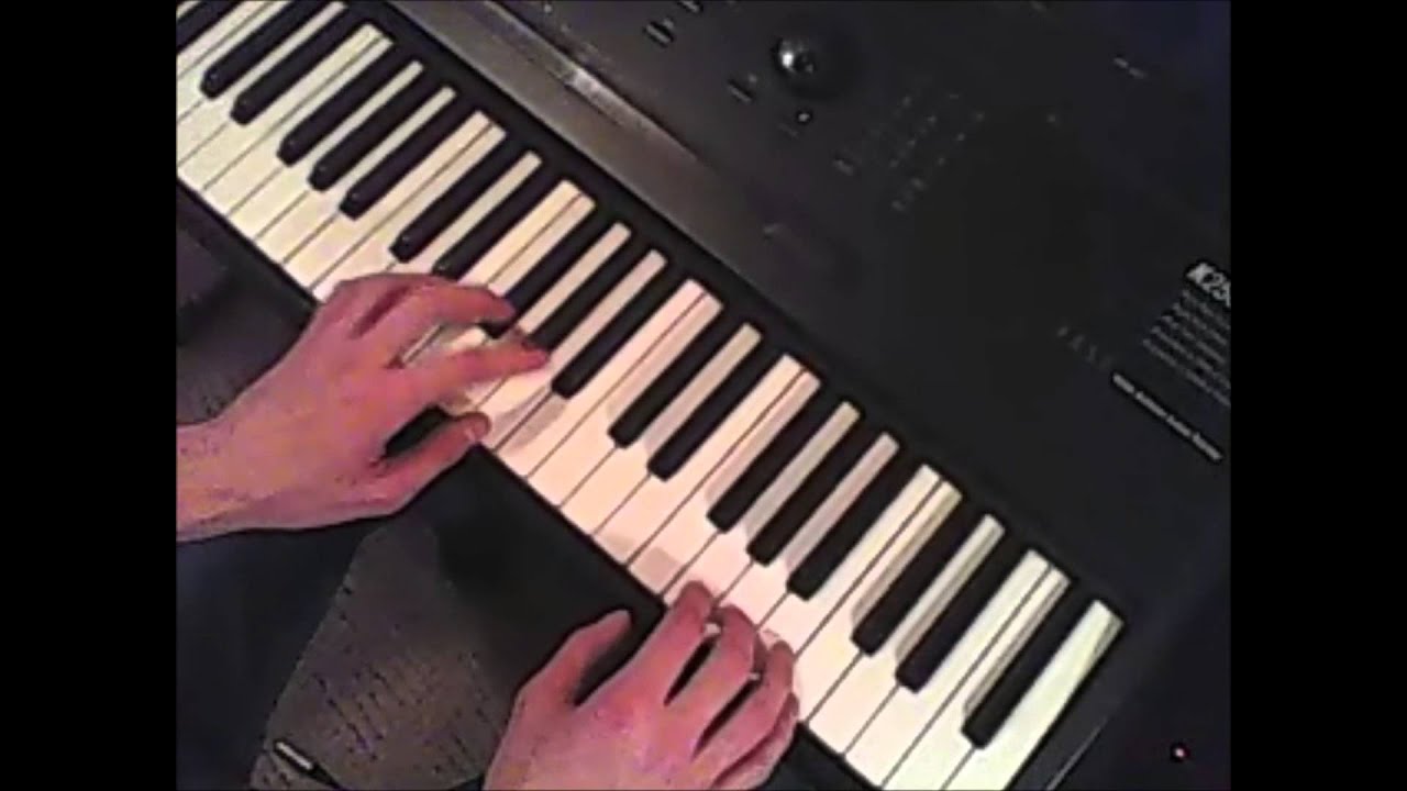 Tutorial Main Melody of Resident Evil theme by Marcin Surma (keyboard)