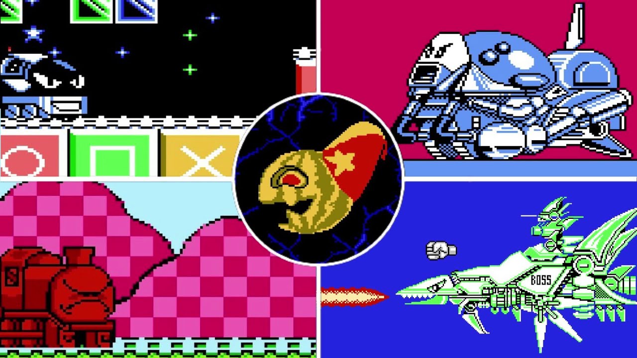 Robocco Wars (NES) All Bosses (No Damage)