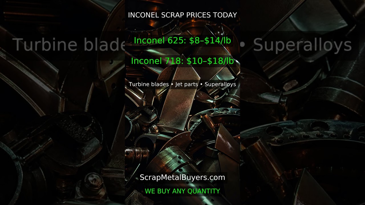 Inconel Scrap Price Today 2026 ✈️ Turbine Blades & Aerospace Alloys #Shorts