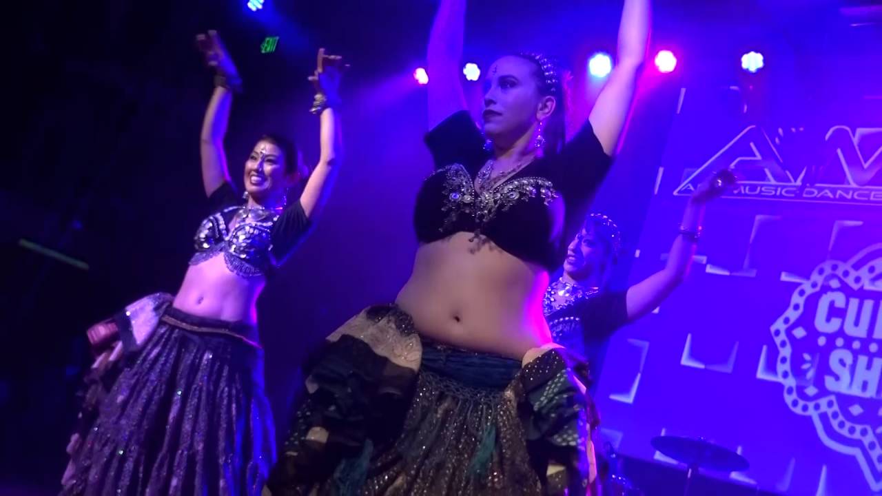 AMDEF 2016 DJ Dot Diggler with Culture Shakti Belly dancing