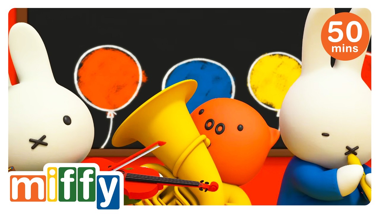 Loud Music and Fun Moments | Miffy | Cartoons for kids