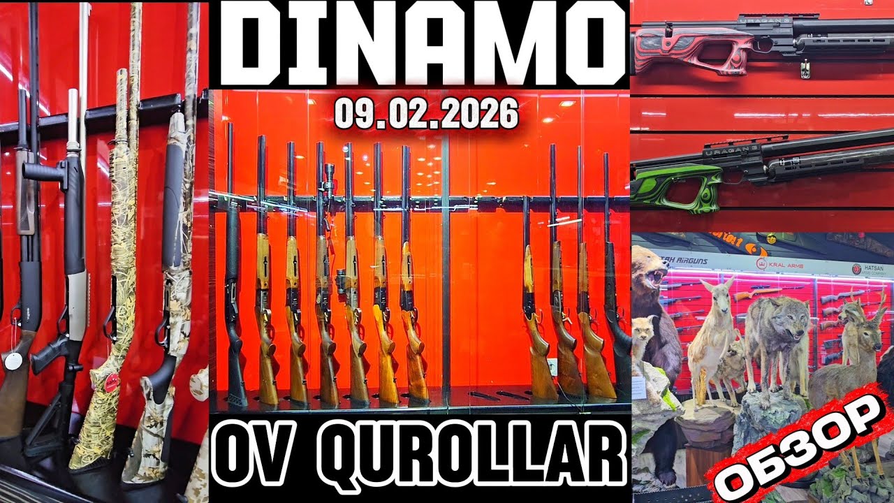 D I N A M O. ОХОТА ТОШКЕНТ.ЯНГИ ПСП КУРОЛЛАР 09.02.2026 #vodiyovchilar#ovqurollr#ovchilar#2026#Обзор