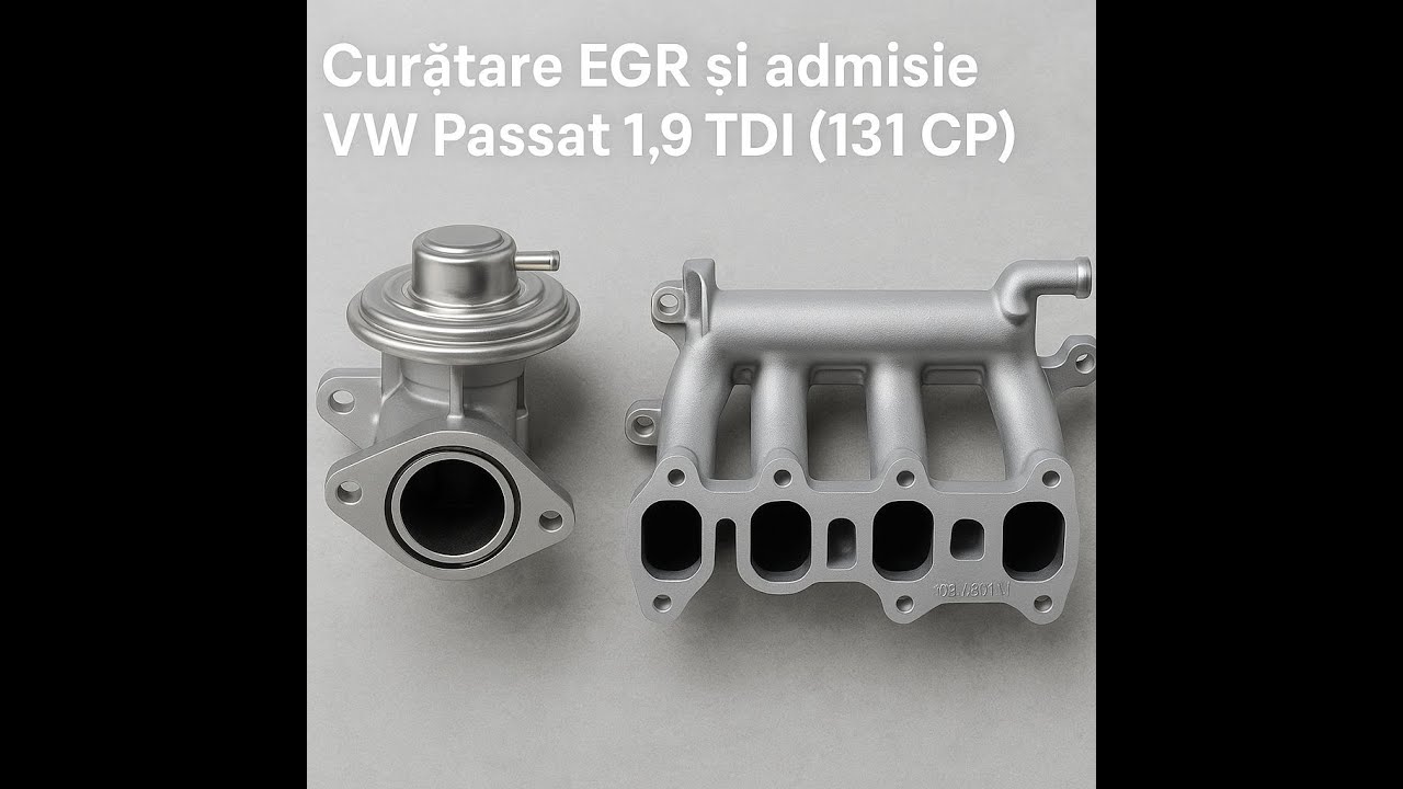 Curățare EGR și admisie VW Passat 1.9 TDI (131 CP) – Motor mai puternic și consum redus!