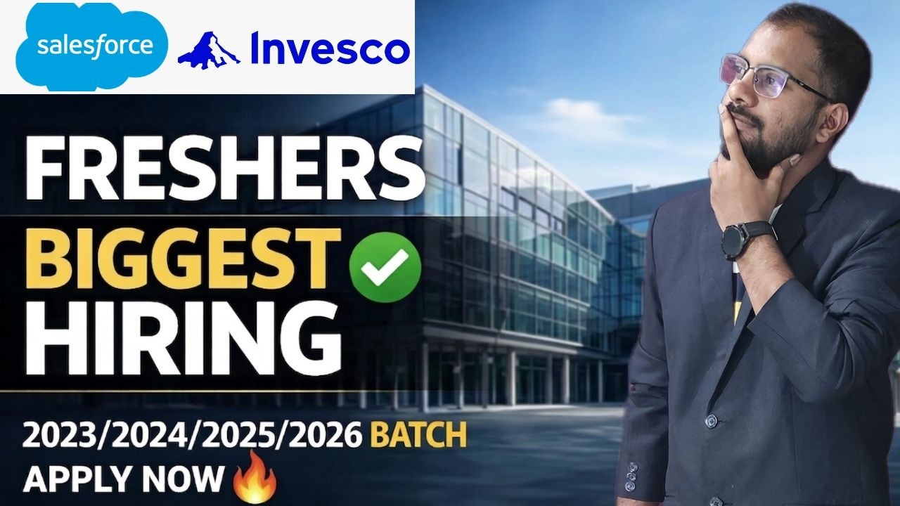 Salesforce Recruitment Drive Announced For Freshers | Invesco, Altera, WM, CGI Jobs | Apply Now