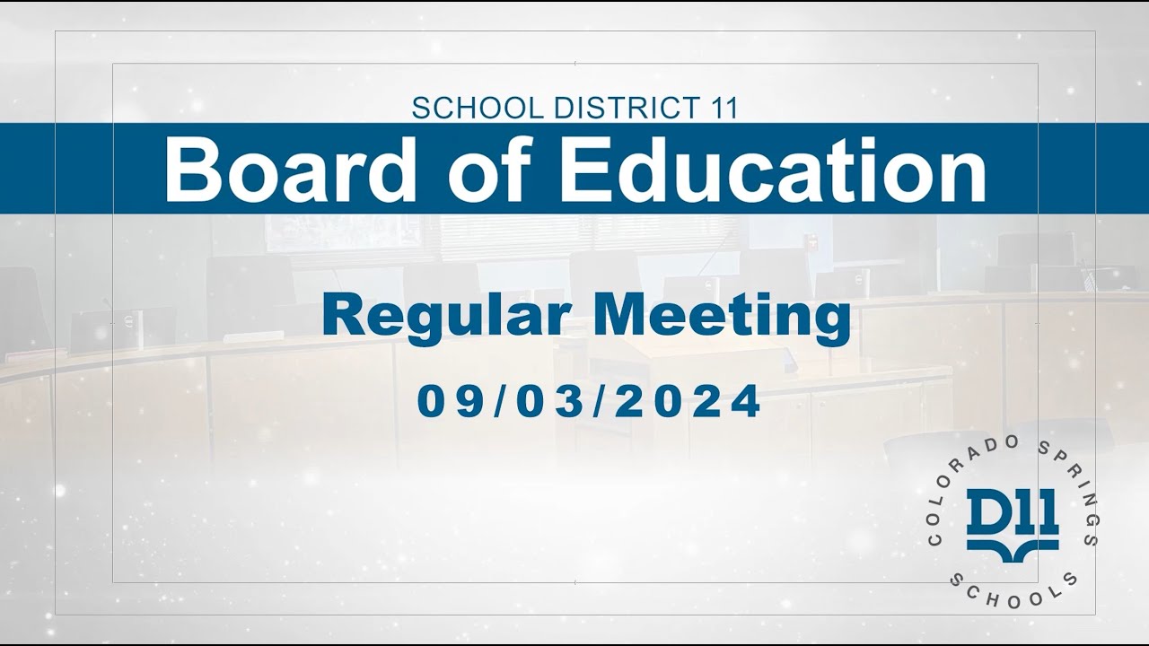 BOE Regular Meeting 9-4-24