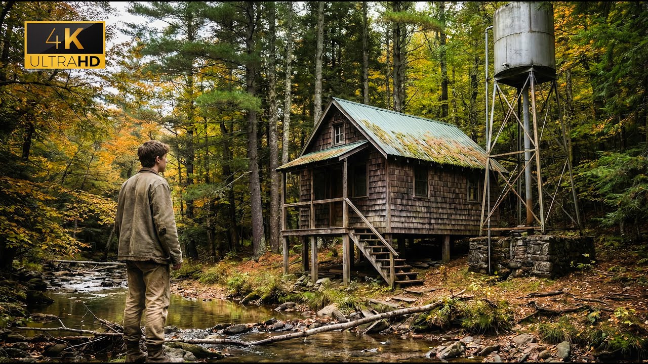 Thrown Out at 18, He Bought a Log Cabin for $5 — They Were Shocked What It Became