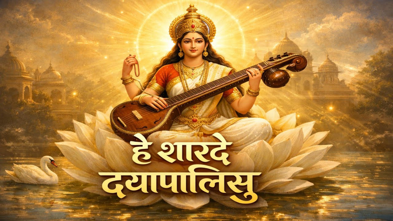 हे शारदे दयापालिनी | माँ सरस्वती की दिव्य वंदना | शुद्ध हिंदी भक्ति गीत