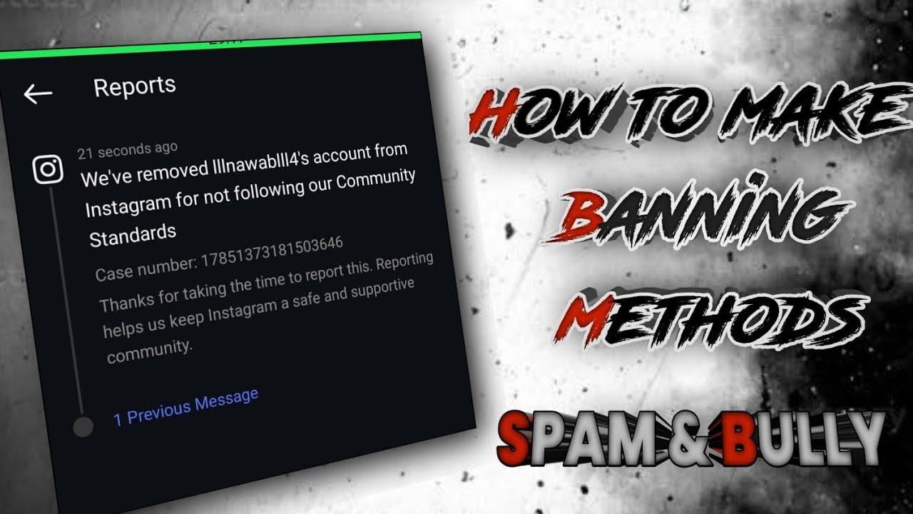 How to make target account banning method | how to ban someone's Instagram account | 