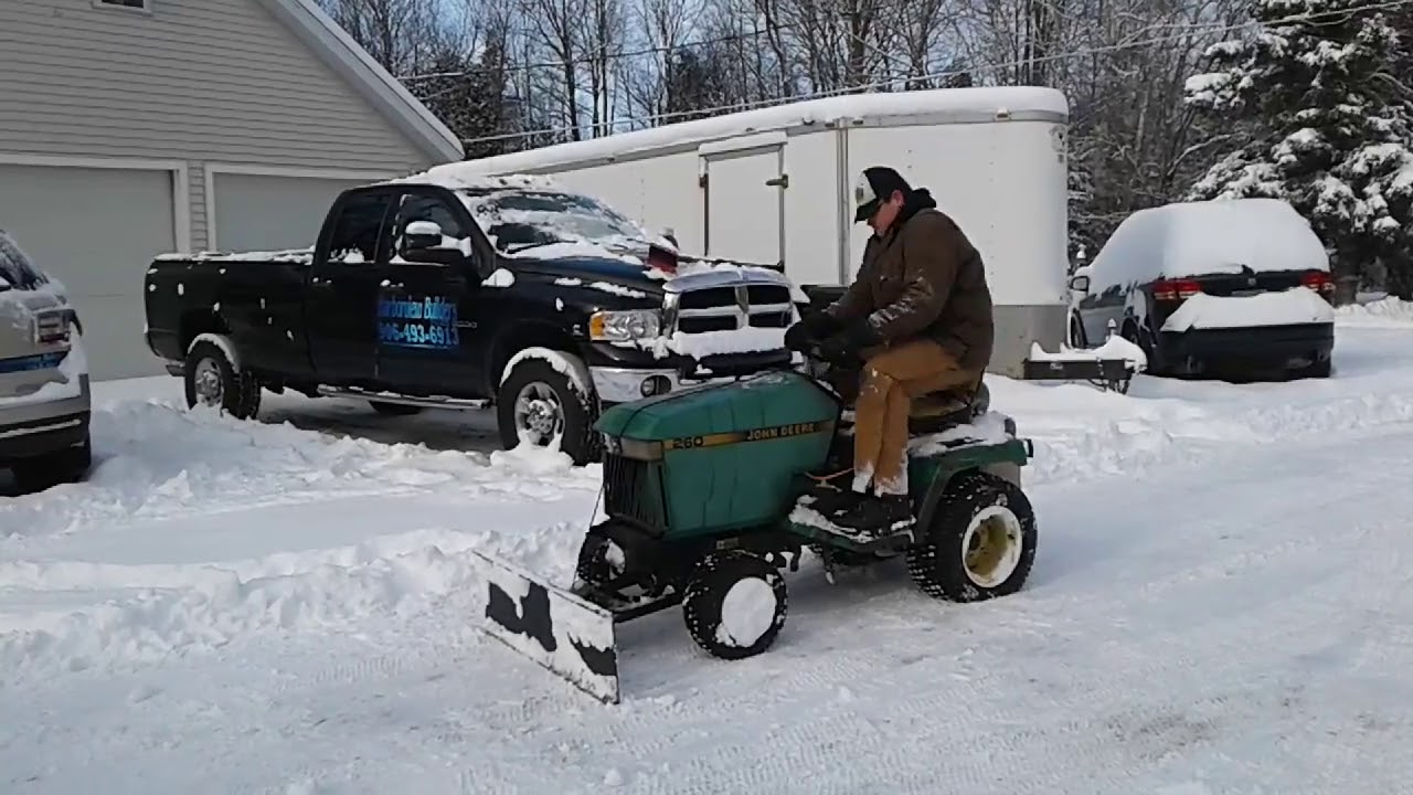 JD 260 Homemade Garden tractor plow.