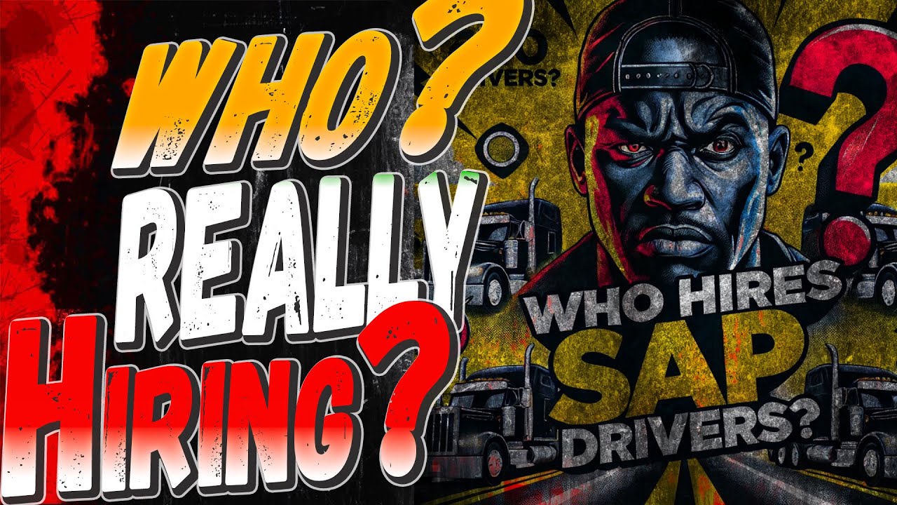 Are Sap Drivers Being Exploited?  Who Really Hires SAP Truck Drivers @trucking9850