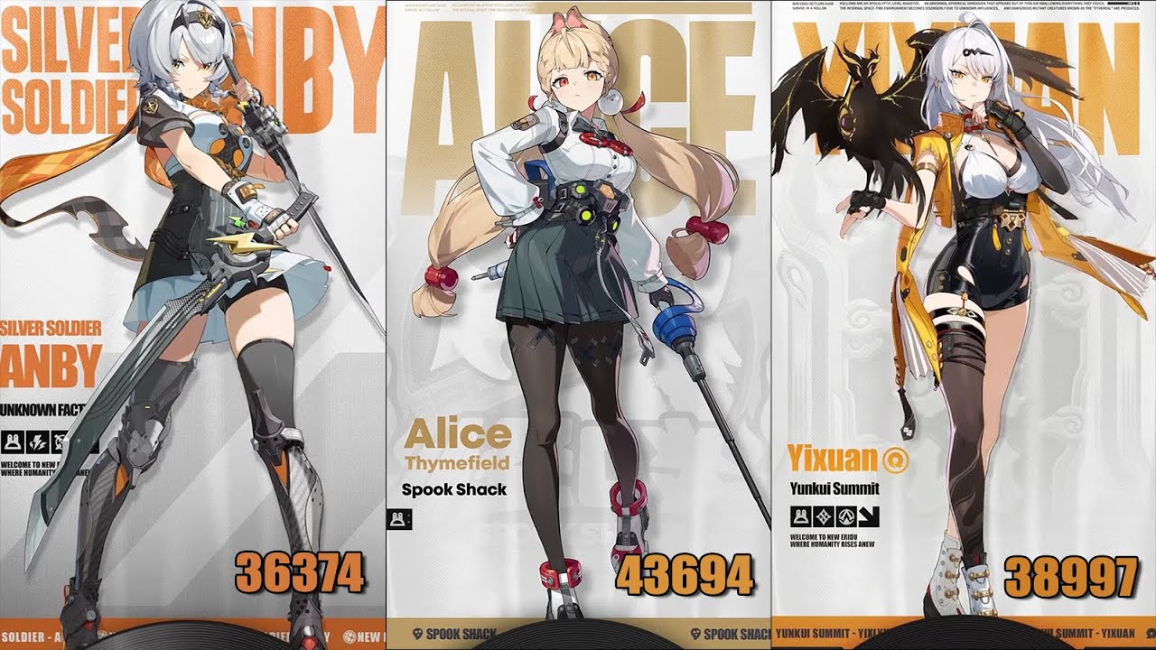 Zenless Zone Zero - Deadly Assault 2.2.1 - Anby S - Alice - YiXuan