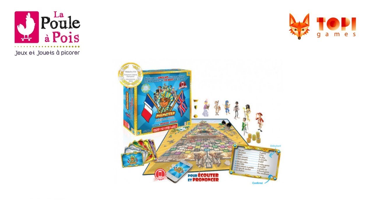 Mémotep - Le Jeu des langues Français/Anglais - lapouleapois.fr