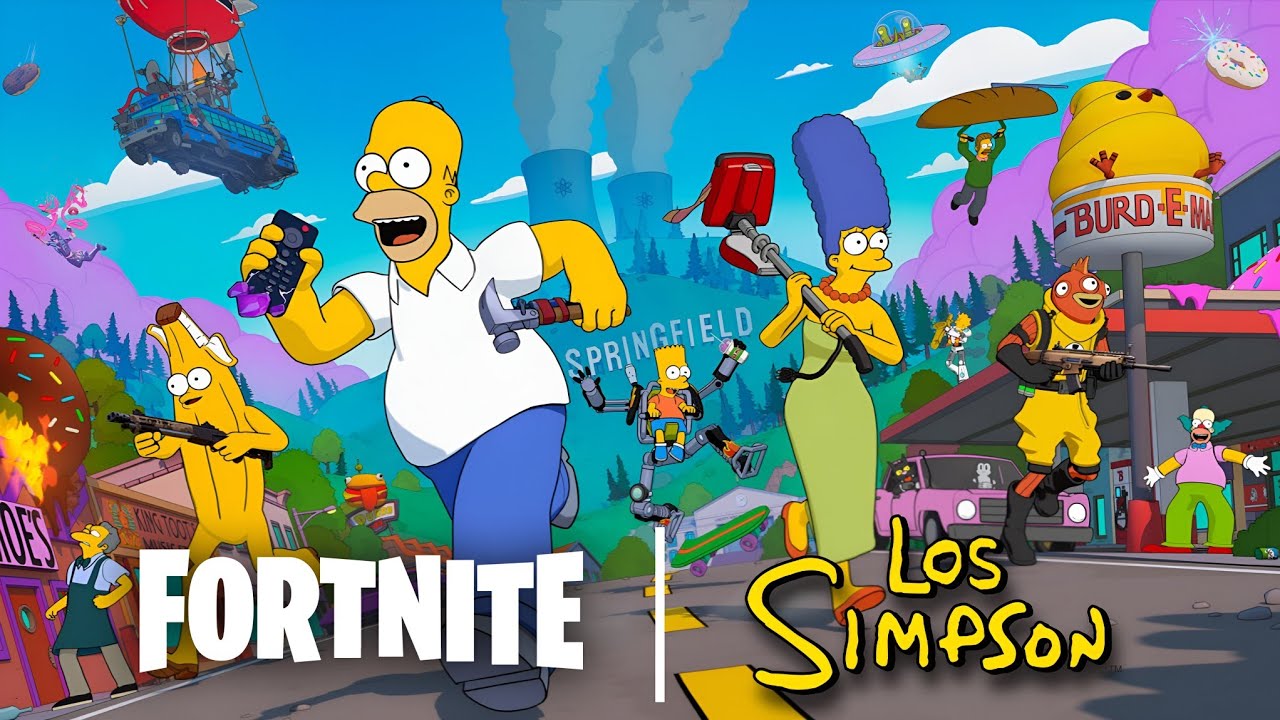 MI PRIMERA VICTORIA EN FORTNITE X LOS SIMPSONS - Dehiven