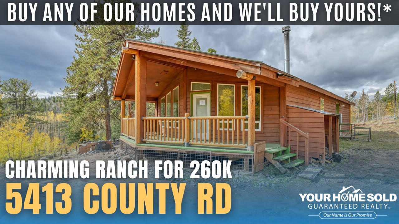 5413 County Rd, Florissant, CO 80816 | Charming Ranch for 260K