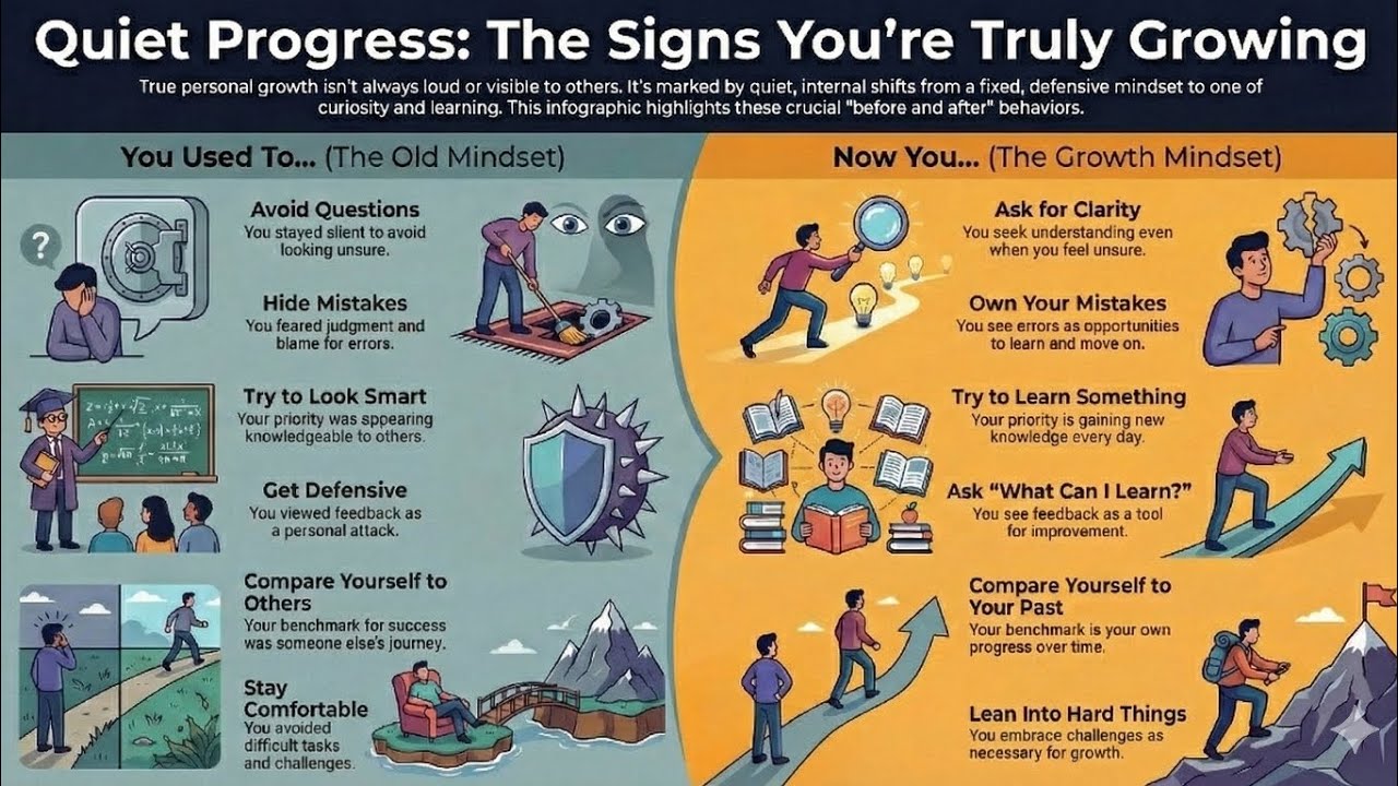 🌱Quiet Progress: Invisible Signs of Growth