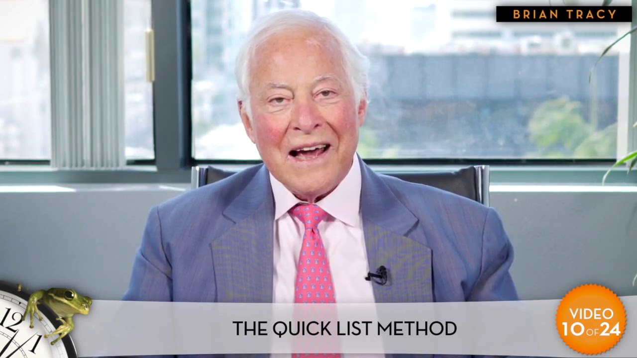 Brian Tracy Eat That Frog Lesson 10 Apply the Law of Three