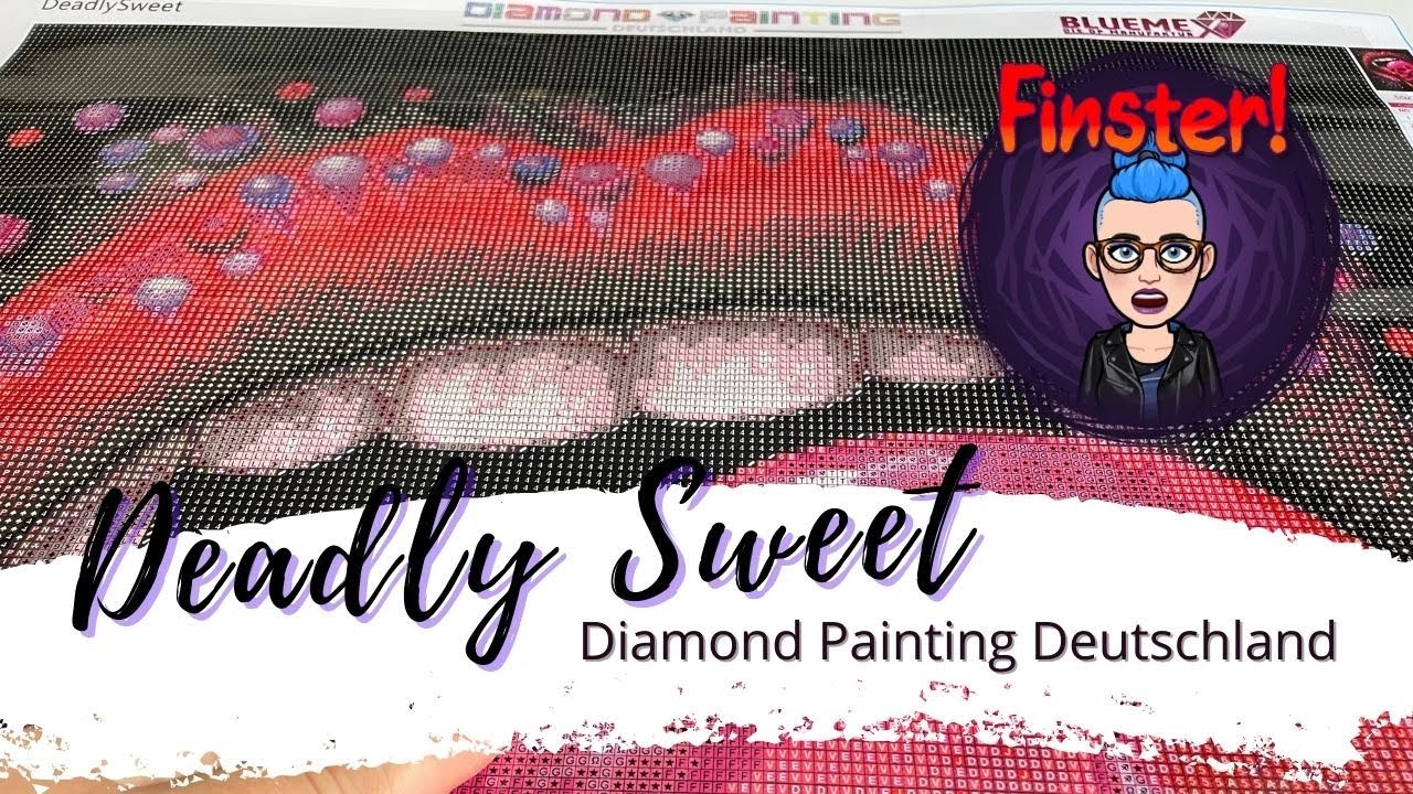 Unboxing | Diamond Painting Deutschland | Deadly Sweet von Sarah Richter - schaurig schön  ?