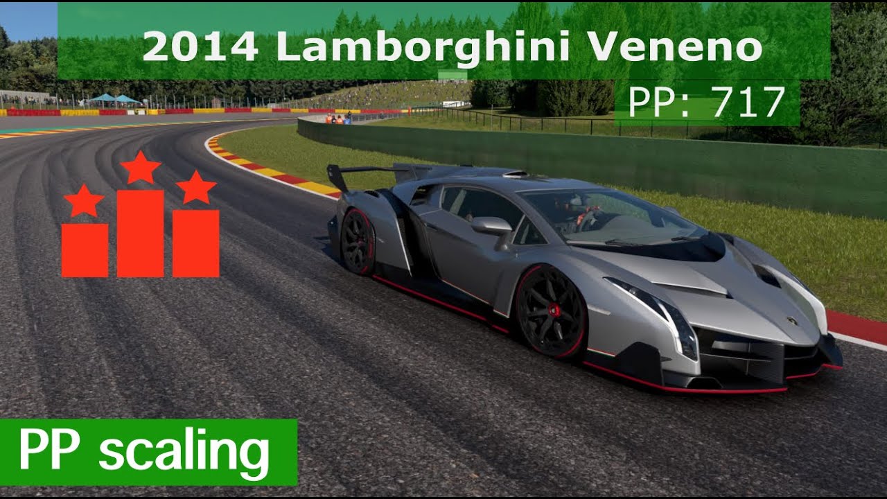 PP scaling the 2014 Lamborghini Veneno (PP: 717)