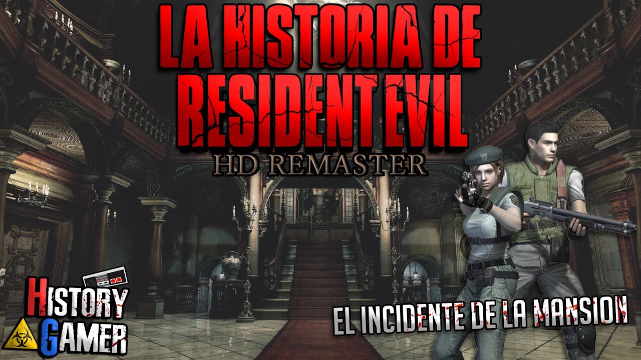 HISTORIA de Residet Evil: Remaster HD 🏚️ | El incidente en la Mansión Spencer (EL VIRUS T)