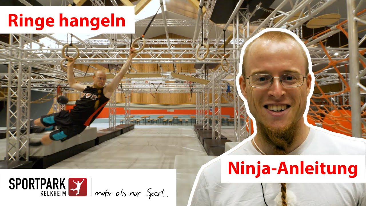Anleitung Ringe hangeln - Ninja Parcours
