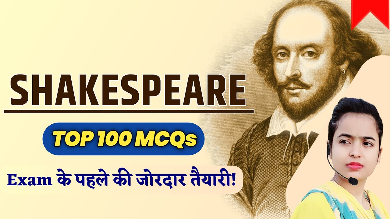Top 100 MCQs Shakespeare | TGT English Preparation | TGT English Practice Set