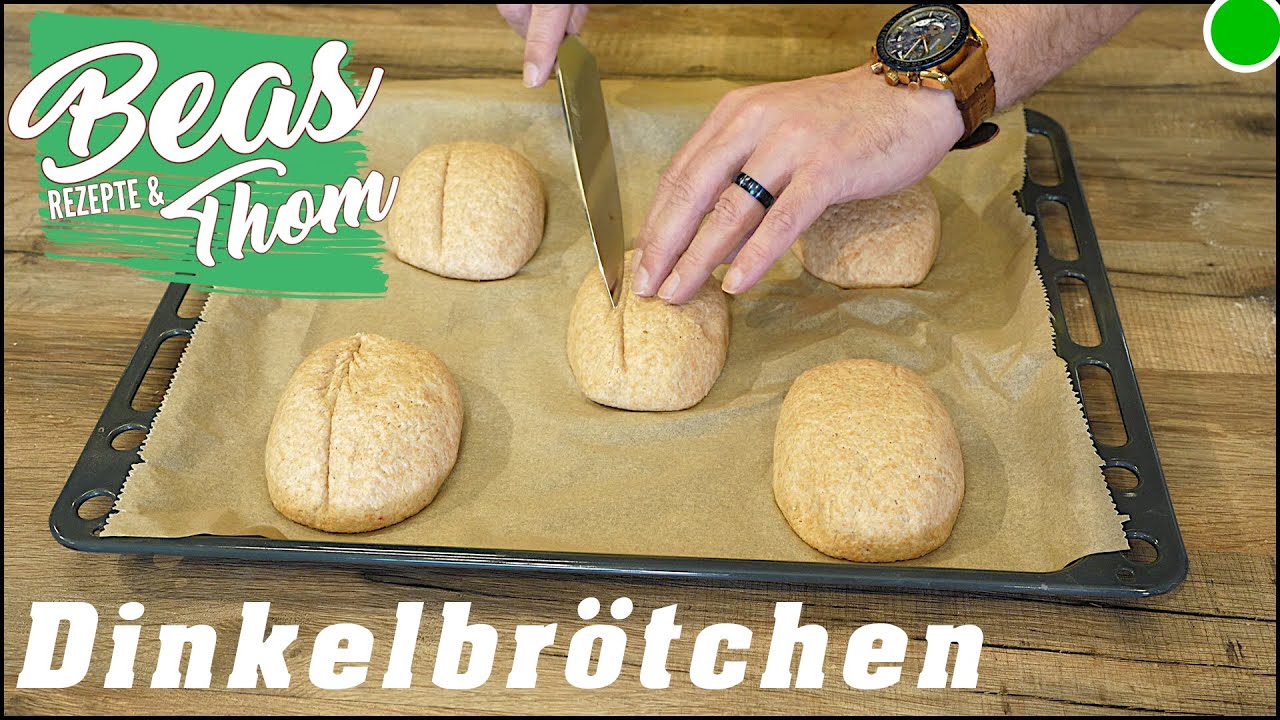 Dinkelvollkornbr&ouml;tchen selber backen 🤗 Br&ouml;tchen Rezept