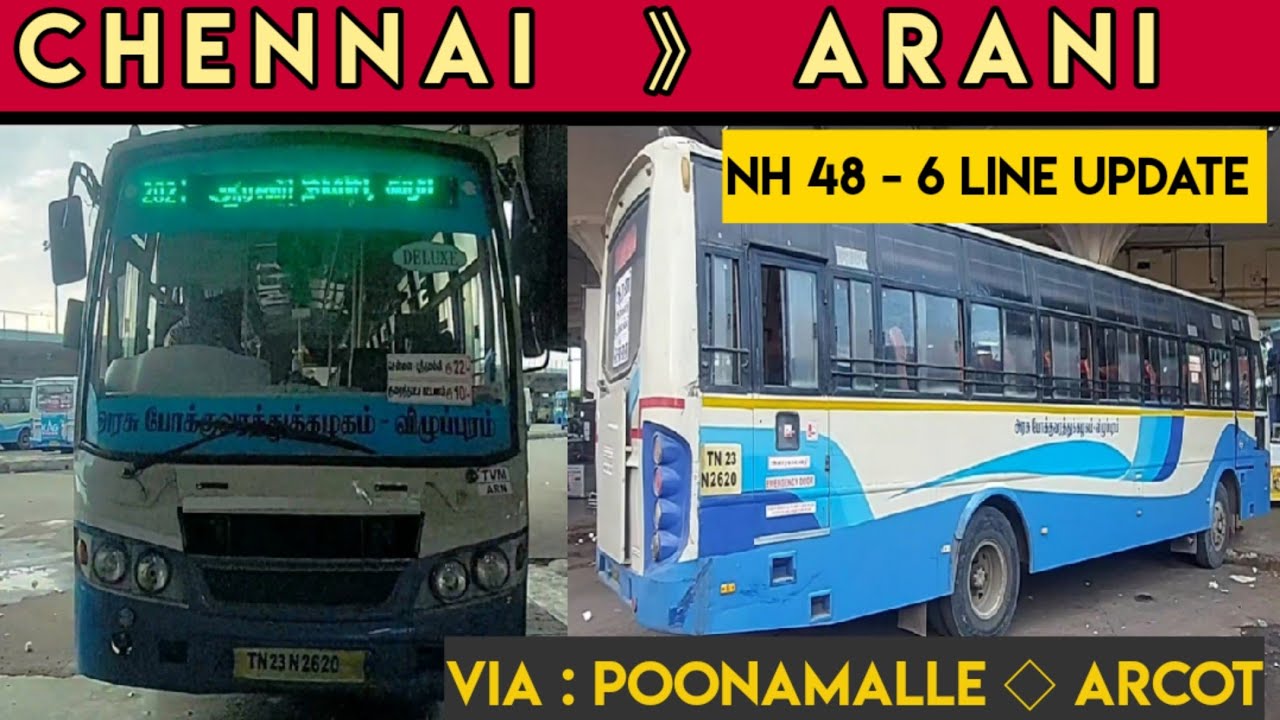 Chennai to Arani | Silk City | TNSTC Bus Ride | Travel Advisor