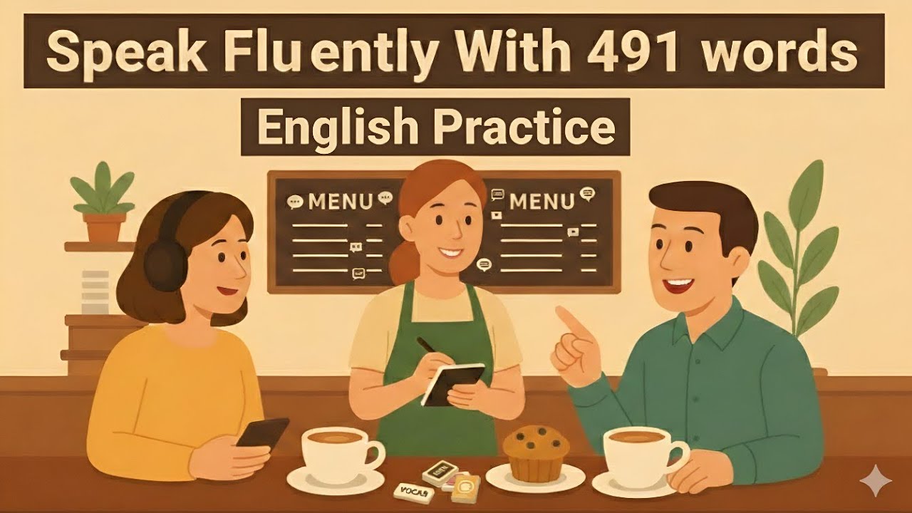 How to Speak English with just 491 Words | Learn English Speaking With Learning English Podcast 