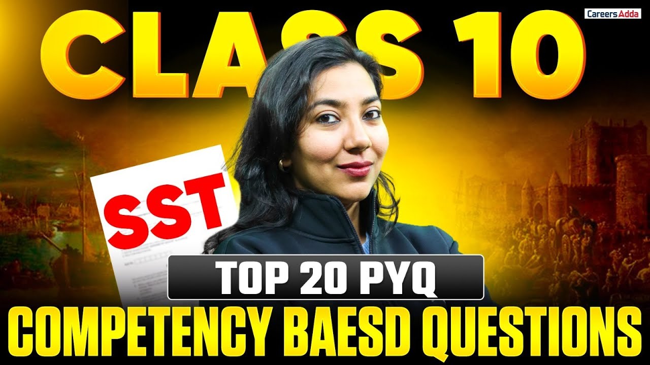 Class 10 SST Top 20 PYQ | Competency Based Questions | Board Exam 2025-26