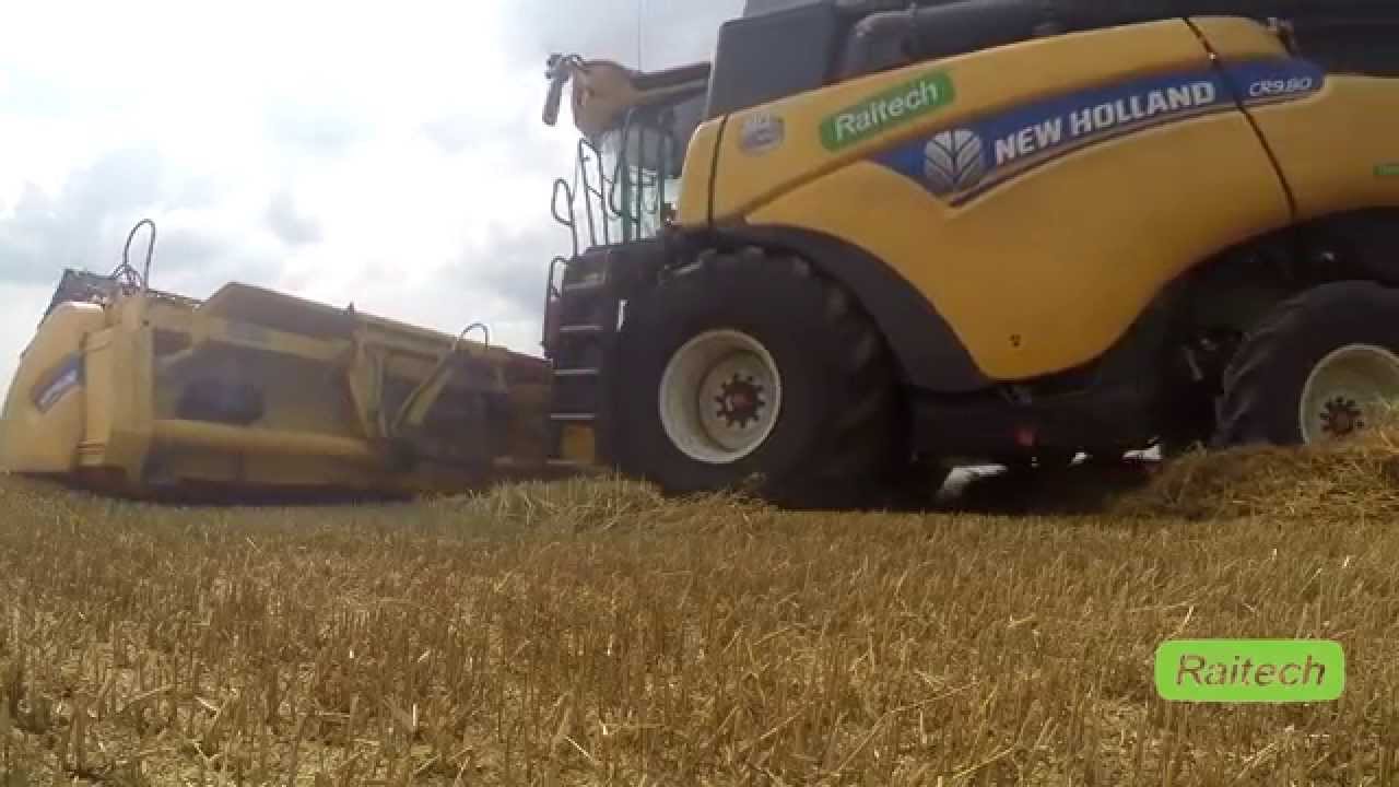 Agropol Sokołowo - Testy kombajnu New Holland CR9.80 (Prototyp 2015) - Harvest in Poland *GO PRO*