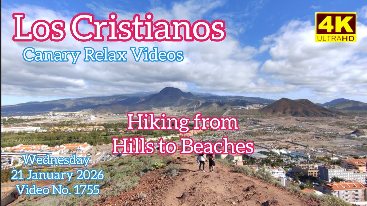 Tenerife 🏝️ Los Cristianos Hills & Beaches 