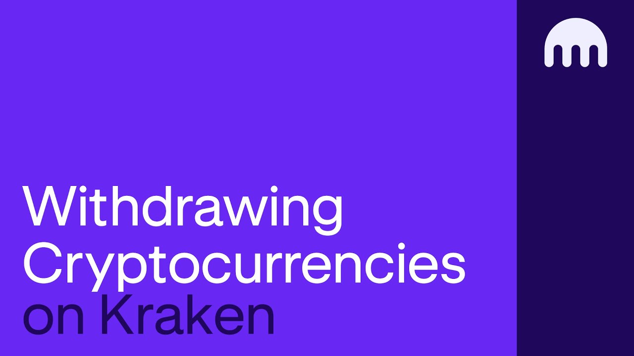 How to withdraw Cryptocurrencies on Kraken
