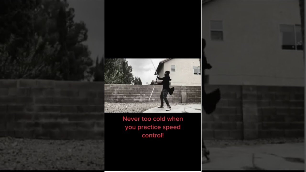 Never too cold when you practice speed control! | Lightsaber | Mazsaber